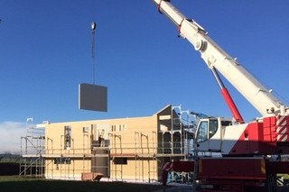 Neubau einer landwirtschaftlichen Aussiedlung